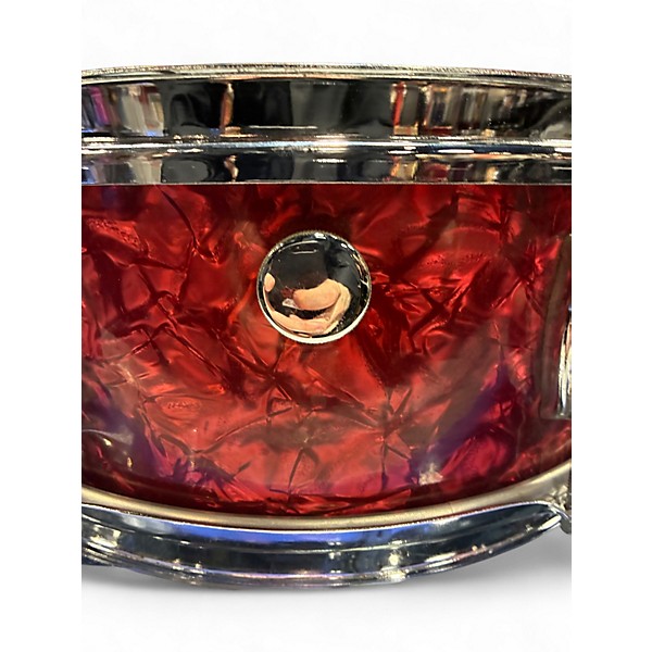 Used Zim-gar 5.5X14 Snare Red Pearl Drum