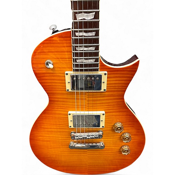 Used ESP LTD EC256FM Cherry Burst Solid Body Electric Guitar