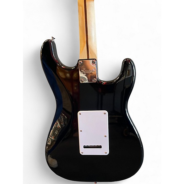 Used Squier Standard Stratocaster BLACK Solid Body Electric Guitar