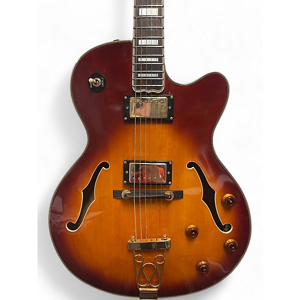 Used Epiphone JOE PASS Sunburst Hollow Body Electric Guitar