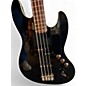 Used Fender Aerodyne Jazz Bass Black Electric Bass Guitar
