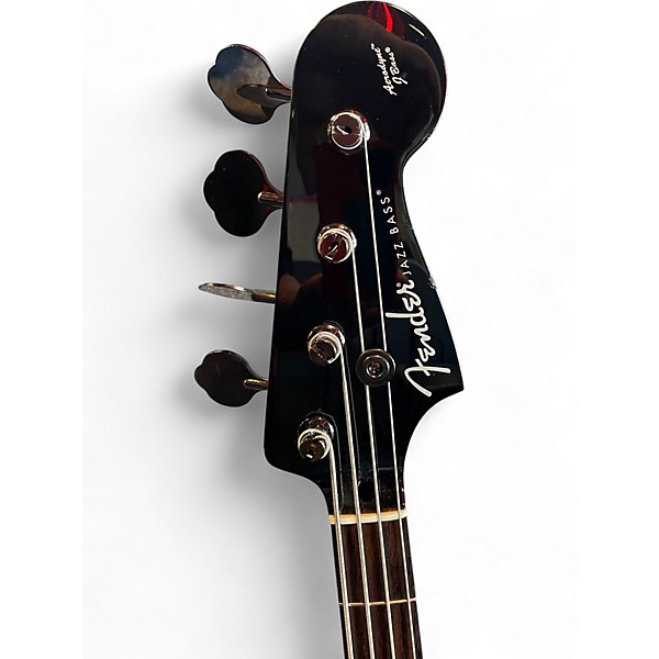 Used Fender Aerodyne Jazz Bass Black Electric Bass Guitar
