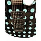 Used Kramer NIGHT SWAN BLUE POKA DOT Solid Body Electric Guitar