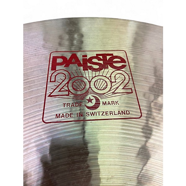 Used Paiste 24in 2002 Ride Cymbal