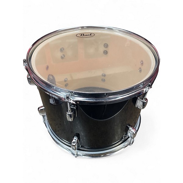 Used Pearl  5 Piece Forum  black Drum Kit