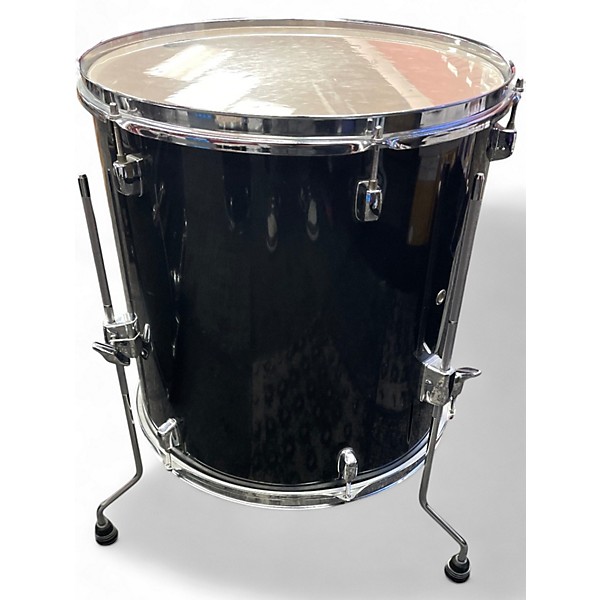 Used Pearl  5 Piece Forum  black Drum Kit