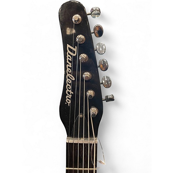 Used Danelectro BARITONE Black Electric Guitar
