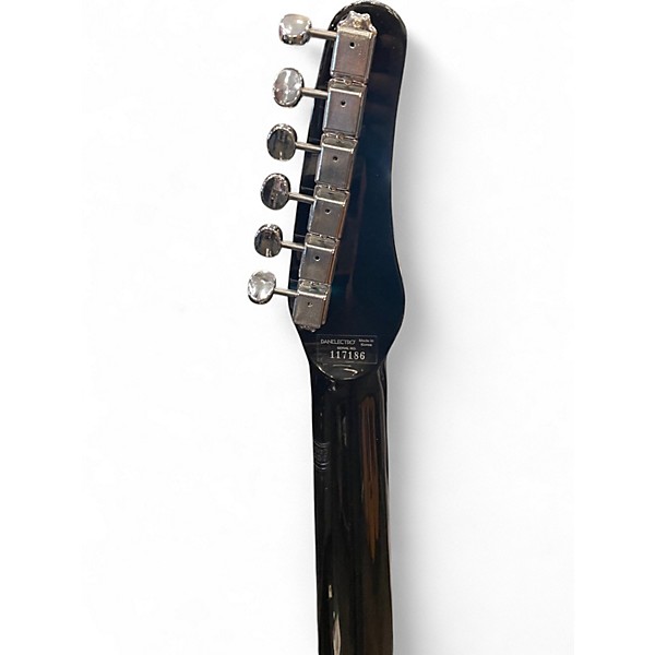 Used Danelectro BARITONE Black Electric Guitar