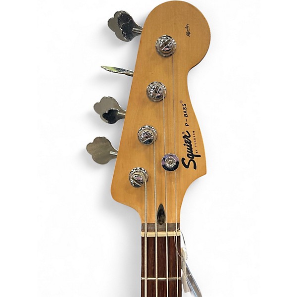 Used 2001 Squier Affinity Precision Bass Dakota Red Electric Bass Guitar