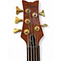 Used 2023 Schecter Guitar Research Stiletto Studio 5 String Fretless Natural Electric Bass Guitar
