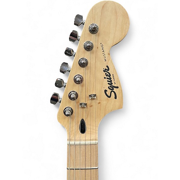 Used Squier SONIC MUSTANG Candy Apple Red Solid Body Electric Guitar