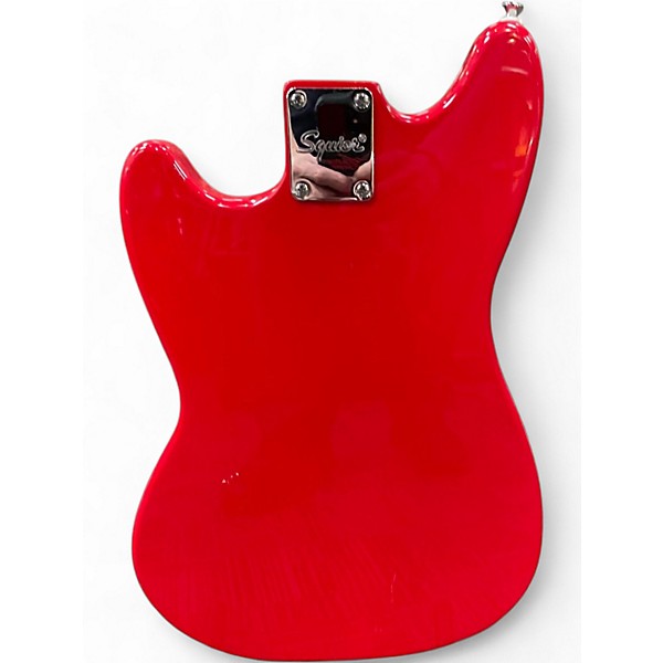 Used Squier SONIC MUSTANG Candy Apple Red Solid Body Electric Guitar