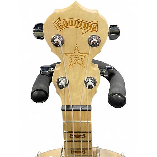 Used Deering Goodtime 4 String Banjo Ukulele Natural Ukulele