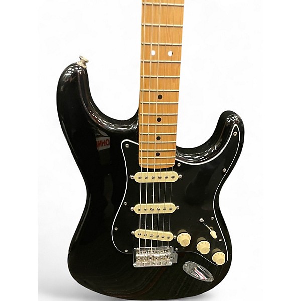 Used Fender Player Stratocaster Black Solid Body Electric Guitar