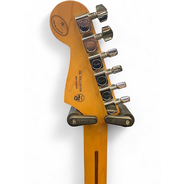 Used Fender Player Stratocaster Black Solid Body Electric Guitar