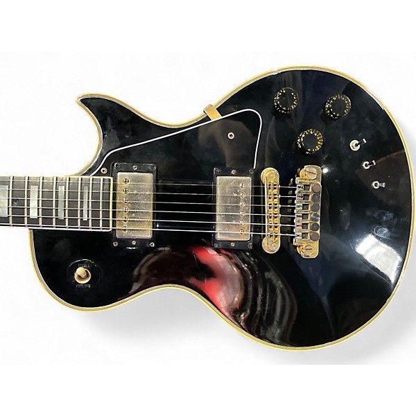 Vintage 1981 Gibson les paul artist Black and Gold Solid Body Electric Guitar