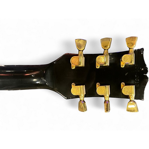 Vintage 1981 Gibson les paul artist Black and Gold Solid Body Electric Guitar