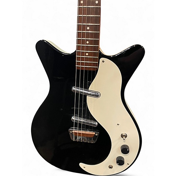 Used Danelectro Stock '59 Black Solid Body Electric Guitar