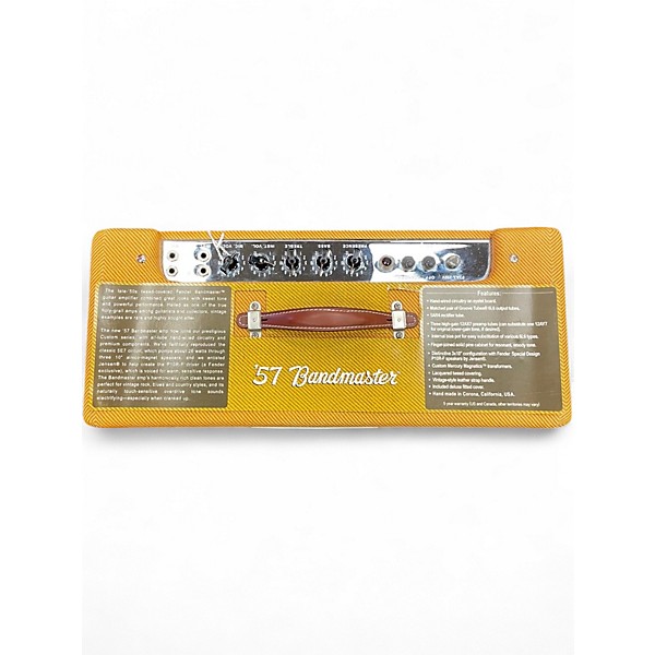 Used Fender 1957 Bandmaster Hand-Wired Tube Guitar Combo Amp