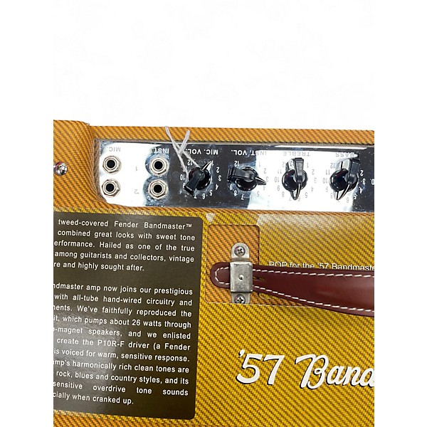 Used Fender 1957 Bandmaster Hand-Wired Tube Guitar Combo Amp