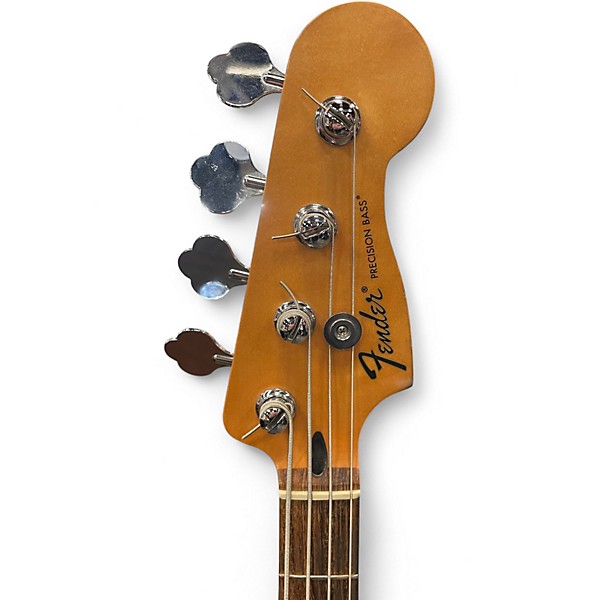 Used 2010 Fender Standard Precision Bass Brown Sunburst Electric Bass Guitar