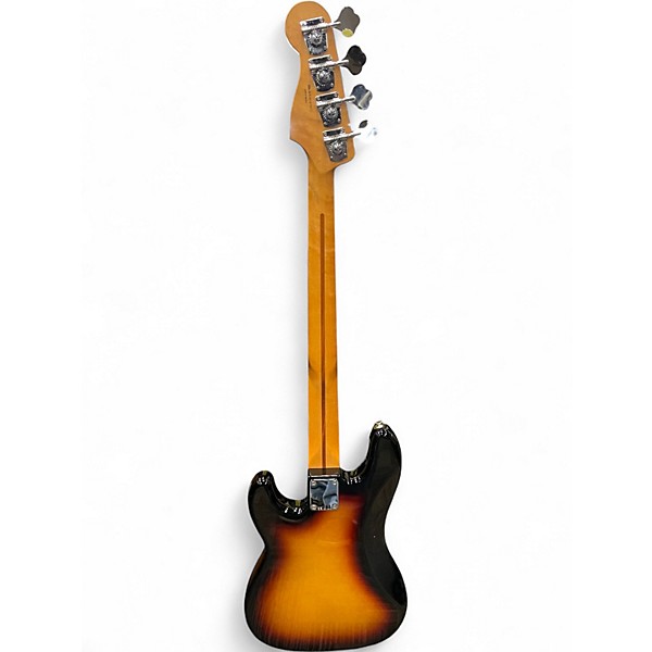 Used 2010 Fender Standard Precision Bass Brown Sunburst Electric Bass Guitar