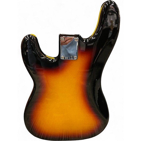 Used 2010 Fender Standard Precision Bass Brown Sunburst Electric Bass Guitar