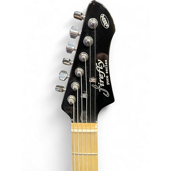 Used Firefly OL Baritone Black Solid Body Electric Guitar