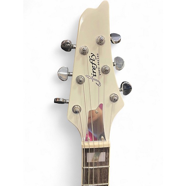 Used Firefly  FFIB Alpine White Solid Body Electric Guitar