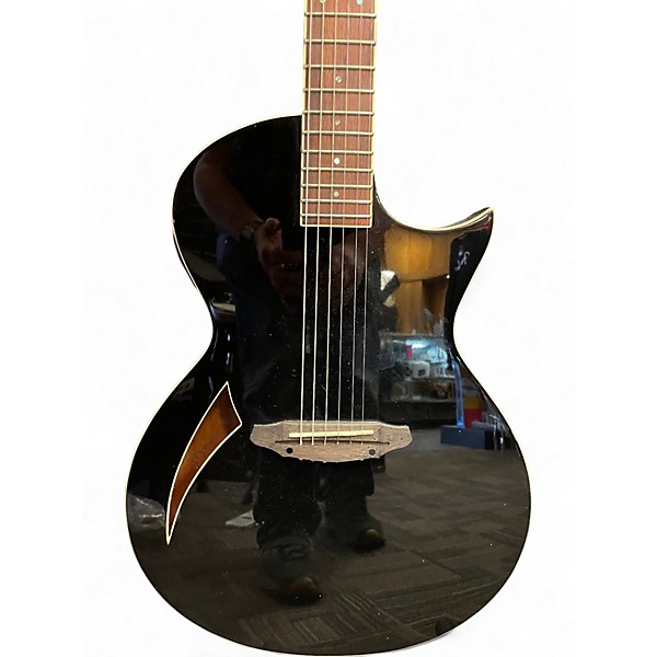 Used ESP LTD TL6 Black Acoustic Electric Guitar