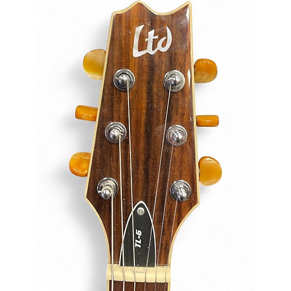 Used ESP LTD TL6 Black Acoustic Electric Guitar