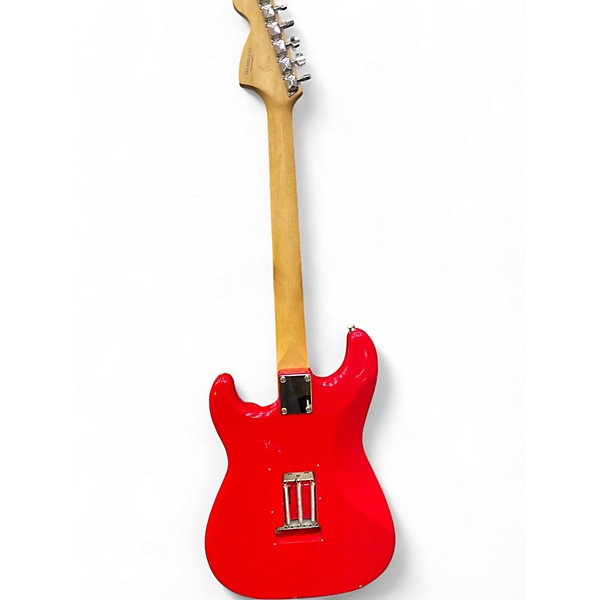 Used Squier Affinity Stratocaster Candy Apple Red Solid Body Electric Guitar