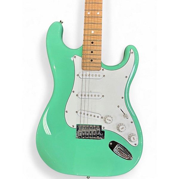 Used Indy Custom SSS Turquoise Solid Body Electric Guitar