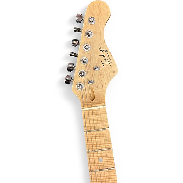 Used Indy Custom SSS Turquoise Solid Body Electric Guitar