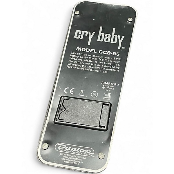 Used Dunlop Original Cry Baby Wah Effect Pedal