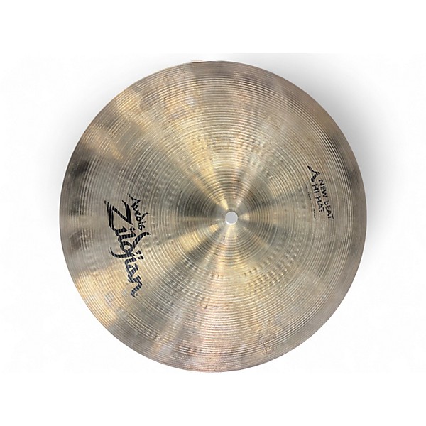 Used Zildjian 14in A New Beat Hi Hat Pair Cymbal