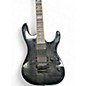Used ESP LTD M1000 Trans Charcoal Solid Body Electric Guitar