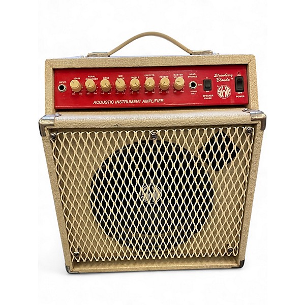Vintage 1990s SWR Strawberry Blonde Acoustic Guitar Combo Amp