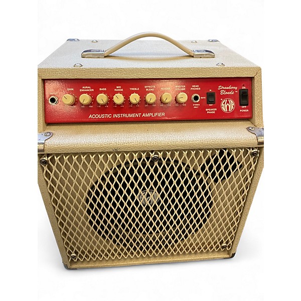 Vintage 1990s SWR Strawberry Blonde Acoustic Guitar Combo Amp