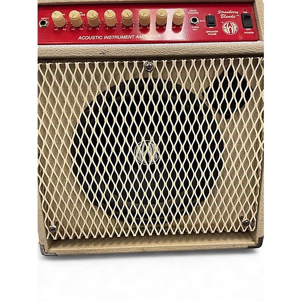 Vintage 1990s SWR Strawberry Blonde Acoustic Guitar Combo Amp