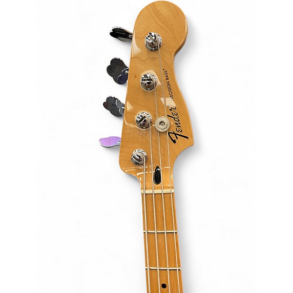 Used Fender Precision Bass Ocean Blue Burst Electric Bass Guitar