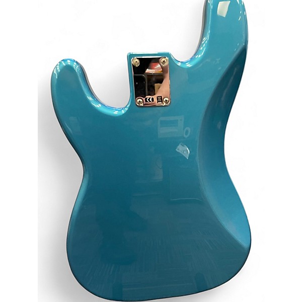 Used Fender Precision Bass Ocean Blue Burst Electric Bass Guitar