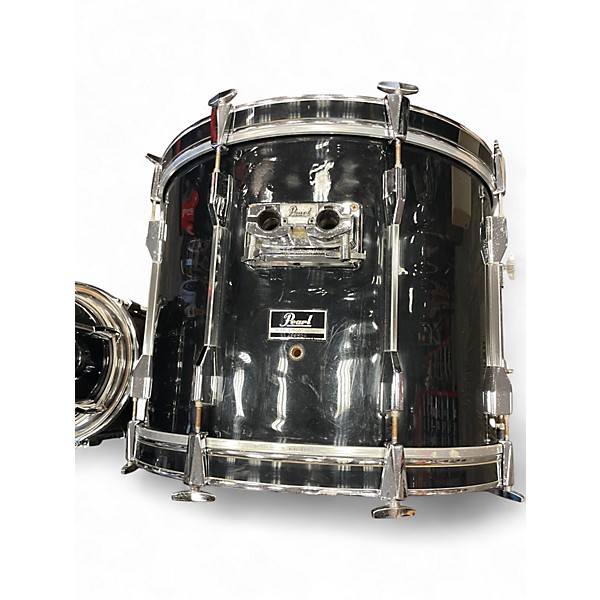 Used Pearl 5 Piece Export PIANO BLACK Drum Kit