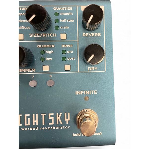 Used Strymon NightSky Time Warped Reverberator Effect Pedal