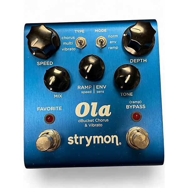 Used Strymon Ola dBucket Chorus and Vibrato Effect Pedal