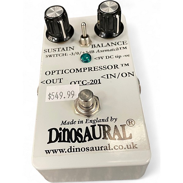 Used Dinosaural Opticompressor OTC-201 Effect Pedal