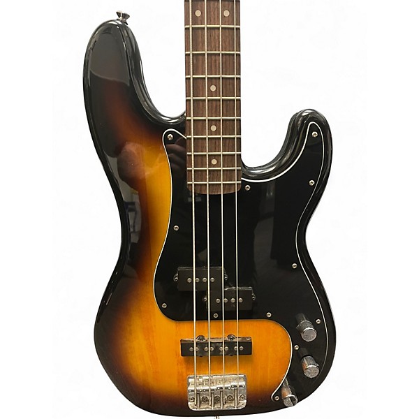 Used Squier Affinity Precision Bass 2 Color Sunburst Electric Bass Guitar