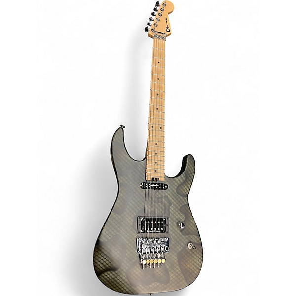 Used Charvel Warren DeMartini Signature Snake Pro Mod Snakeskin Solid Body Electric Guitar