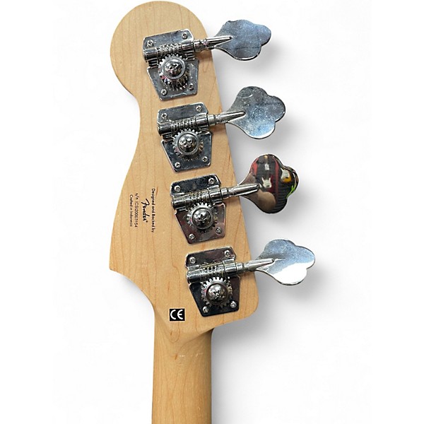 Used 2020 Squier Affinity Precision Bass Black Electric Bass Guitar