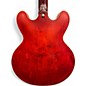 Used 2012 Gibson Custom Shop ES335 Left Handed Satin Red Hollow Body Electric Guitar